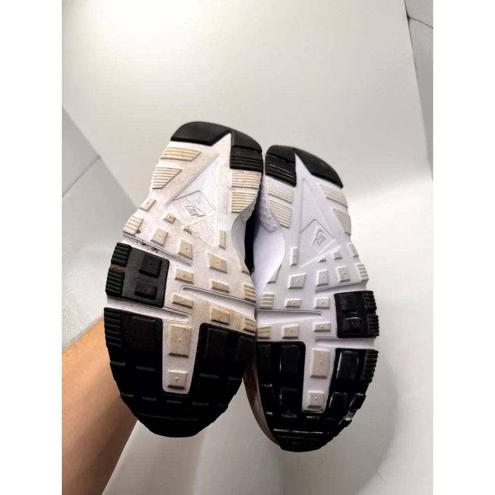 Nike Huarache Run PS Purple Punch 704949-117 Kids 2 Sneaker White Neoprene Shoes